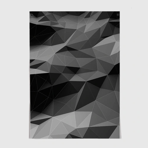 Постер Gray abstraction серая абстракция