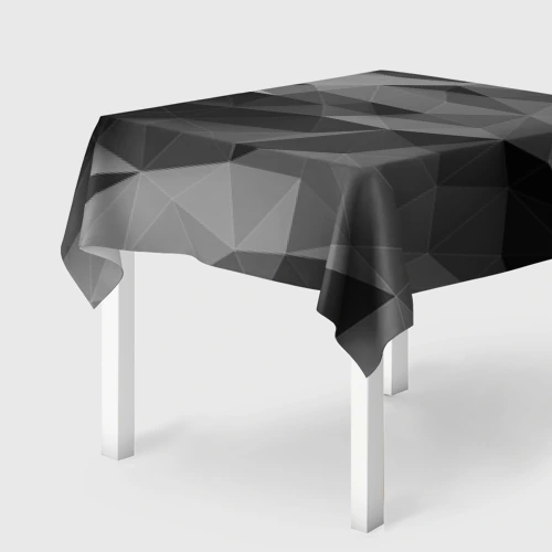 Скатерть 3D Gray abstraction серая абстракция