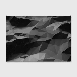 Холст прямоугольный Gray abstraction серая абстракция - фото 2