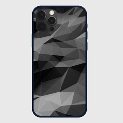 Чехол для iPhone 12 Pro Gray abstraction серая абстракция