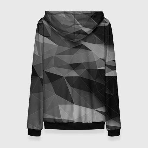 Женский костюм с толстовкой 3D Gray abstraction серая абстракция, цвет черный - фото 2