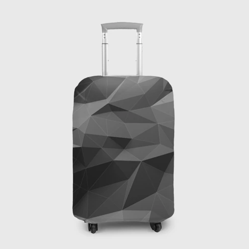 Чехол для чемодана 3D Gray abstraction серая абстракция