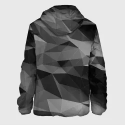 Мужская куртка 3D Gray abstraction серая абстракция - фото 2