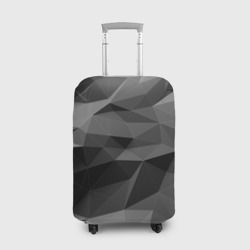 Чехол для чемодана 3D Gray abstraction серая абстракция