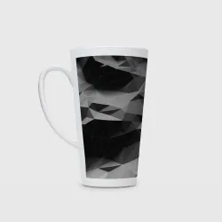 Кружка Латте Gray abstraction серая абстракция