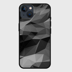 Чехол для iPhone 14 Gray abstraction серая абстракция