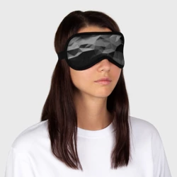 Маска для сна 3D Gray abstraction серая абстракция - фото 2
