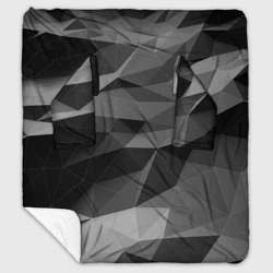 Плед с рукавами Gray abstraction серая абстракция