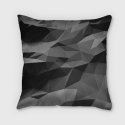 Подушка 3D Gray abstraction серая абстракция