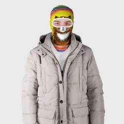 Балаклава 3D Радужный кот Луиса Уэйна - фото 2