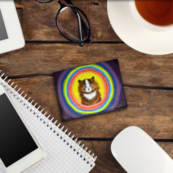 Обложка для студенческого билета Радужный кот Луиса Уэйна - фото 2