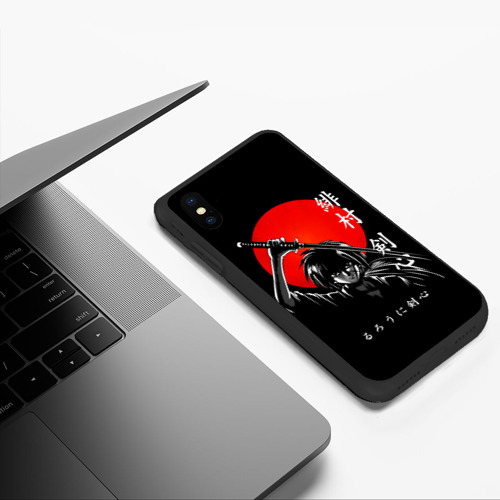 Чехол для iPhone XS Max матовый с принтом Химура Кенсин - Rurouni Kenshin, фото #5