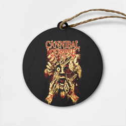 Деревянная игрушка круг Cannibal Corpse: Evisceration Plague