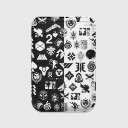 Картхолдер Magsafe магнитный Destiny logobombing чёрно белое