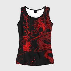 Женская майка 3D Токийские мстители: красный дракон