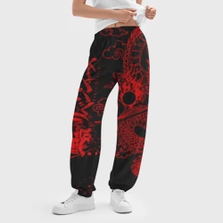 Женские джоггеры оверсайз 3D Токийские мстители: красный дракон - фото 2
