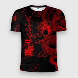 Мужская футболка 3D Slim Токийские мстители: красный дракон