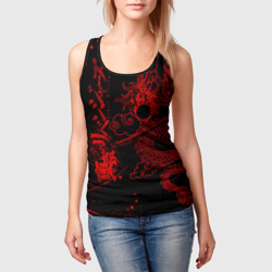 Женская майка 3D Токийские мстители: красный дракон - фото 2