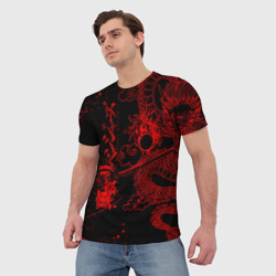 Мужская футболка 3D Токийские мстители: красный дракон - фото 2