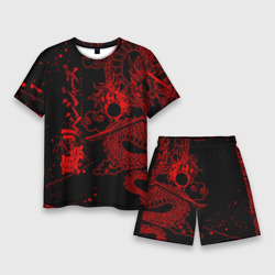 Костюм футболка с шортами 3D Токийские мстители: красный дракон (Мужской)