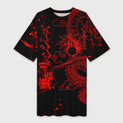 Платье-футболка 3D Токийские мстители: красный дракон
