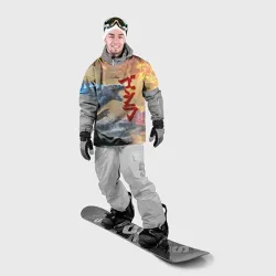 Накидка на куртку 3D Годзилла атакует!