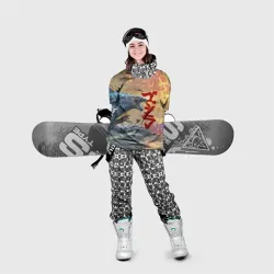 Накидка на куртку 3D Годзилла атакует! - фото 2