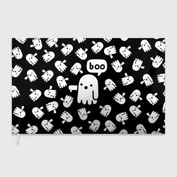 Флаг 3D Boo! приведение хеллоуин