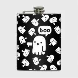 Фляга Boo! приведение хеллоуин