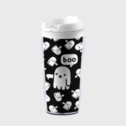 Термокружка-непроливайка Boo! приведение хеллоуин