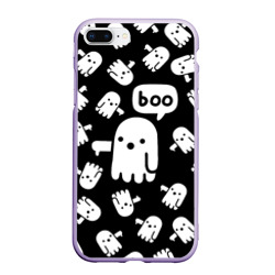 Чехол для iPhone 7Plus/8 Plus матовый Boo! приведение хеллоуин