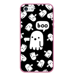 Чехол для iPhone 5/5S матовый Boo! приведение хеллоуин