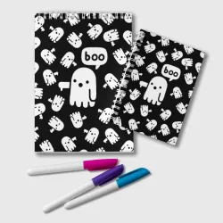 Блокнот Boo! приведение хеллоуин
