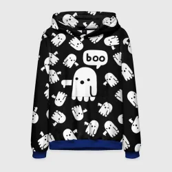 Мужская толстовка 3D Boo! приведение хеллоуин