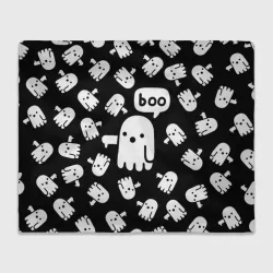 Плед 3D Boo! приведение хеллоуин