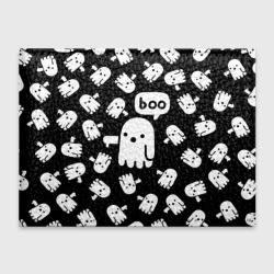 Обложка для студенческого билета Boo! приведение хеллоуин