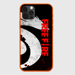 Чехол для iPhone 12 Pro Max Garena free fire, лого игры дракон