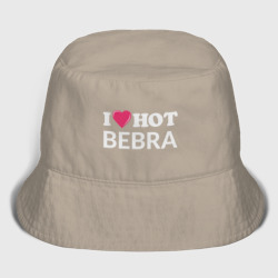 Мужская панама хлопок I love Hot bebra Егор Крид