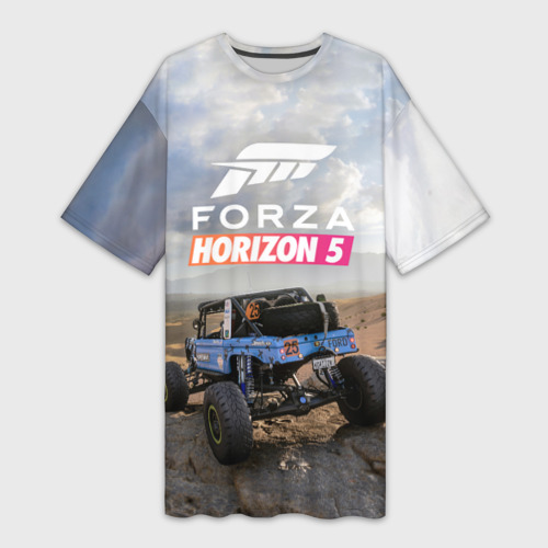 Платье-футболка 3D Forza Horizon 5, цвет 3D печать