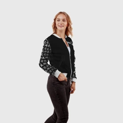 Женский бомбер 3D Токийские мстители Valhalla team на спине - фото 2