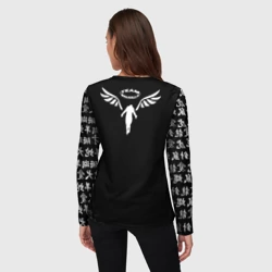Женский лонгслив 3D Токийские мстители Valhalla team на спине - фото 2