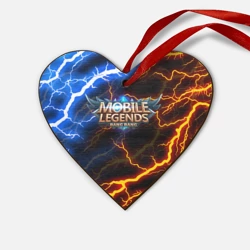 Деревянная игрушка Сердце Mobile Legends разряды молний flash