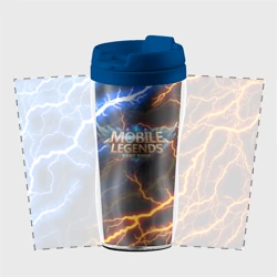 Термокружка-непроливайка Mobile Legends разряды молний flash - фото 2
