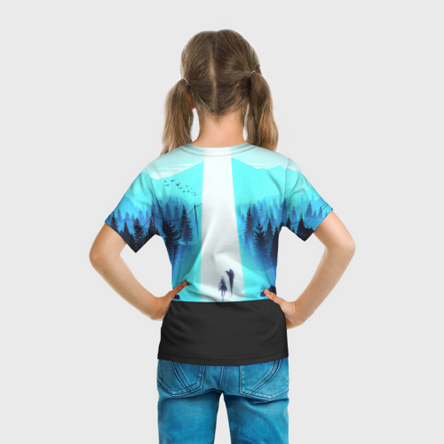 Детская футболка 3D с принтом MOBILE LEGENDS BANG BANG / МОБА ЛЕГЕНДС, вид сзади #2