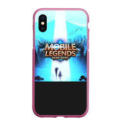 Чехол для iPhone XS Max матовый Mobile Legends bang bang моба Легендс