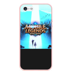 Чехол для iPhone 5/5S матовый Mobile Legends bang bang моба Легендс