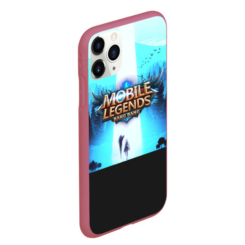 Чехол для iPhone 11 Pro Max матовый Mobile Legends bang bang моба Легендс, цвет малиновый - фото 3