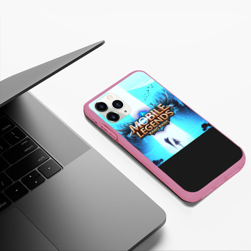 Чехол для iPhone 11 Pro Max матовый Mobile Legends bang bang моба Легендс, цвет малиновый - фото 5