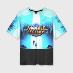 Женская футболка oversize 3D Mobile Legends bang bang моба Легендс