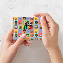 Поздравительная открытка Toca Boca life персонажи - фото 2
